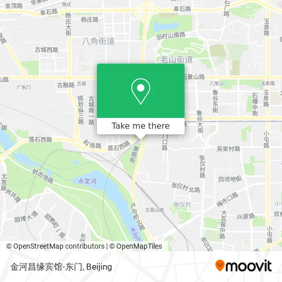 金河昌缘宾馆-东门 map