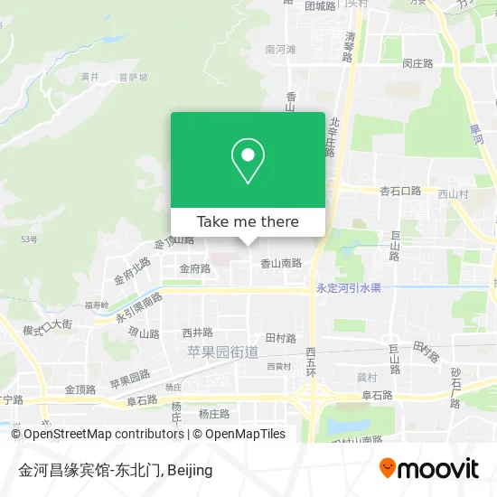 金河昌缘宾馆-东北门 map