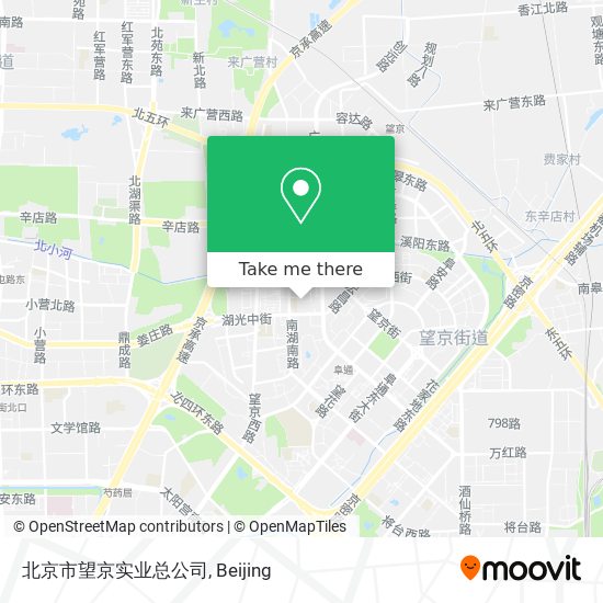 北京市望京实业总公司 map