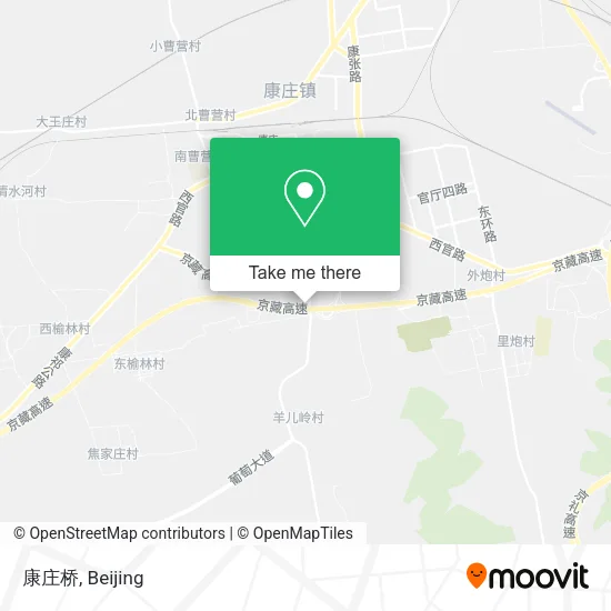 康庄桥 map