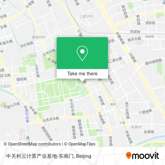 中关村云计算产业基地-东南门 map