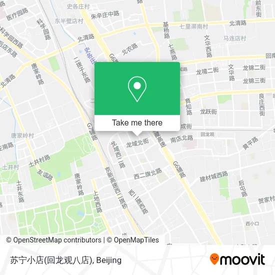 苏宁小店(回龙观八店) map