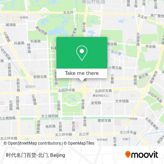 时代名门百货-北门 map