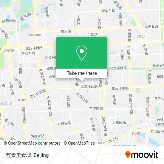 蓝景美食城 map
