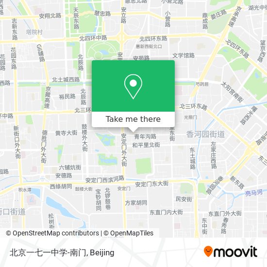 北京一七一中学-南门 map