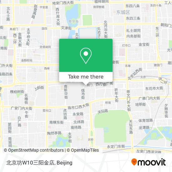 北京坊W10三阳金店 map