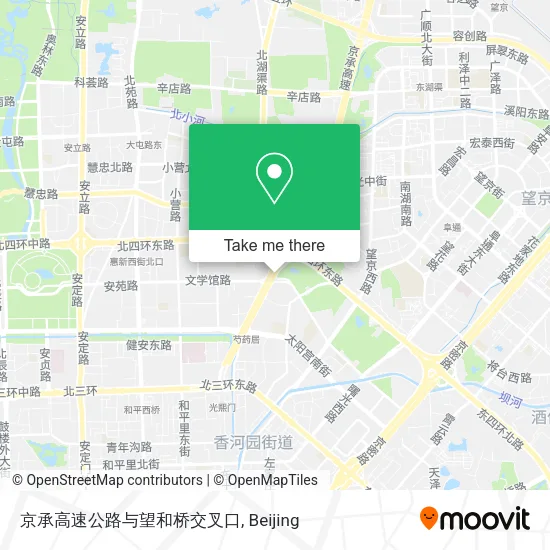京承高速公路与望和桥交叉口 map