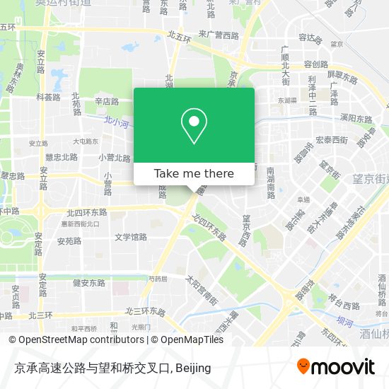 京承高速公路与望和桥交叉口 map