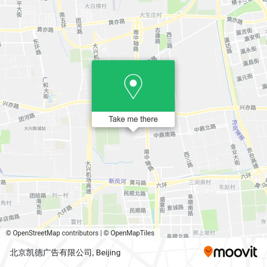 北京凯德广告有限公司 map