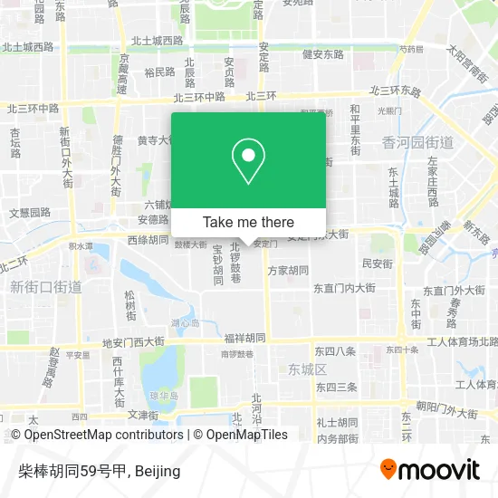 柴棒胡同59号甲 map