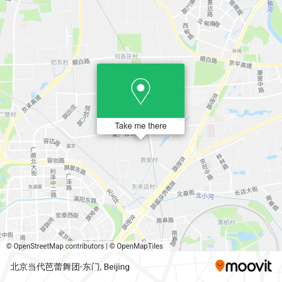北京当代芭蕾舞团-东门 map