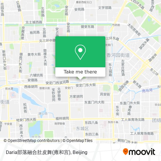Daria部落融合肚皮舞(雍和宫) map