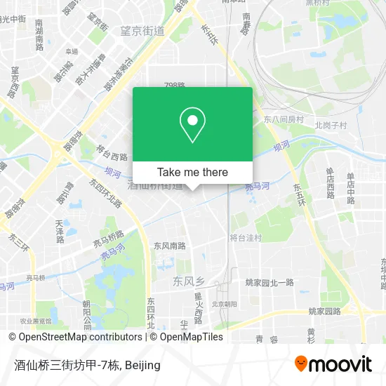 酒仙桥三街坊甲-7栋 map