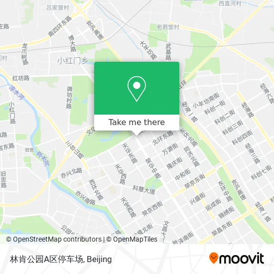 林肯公园A区停车场 map