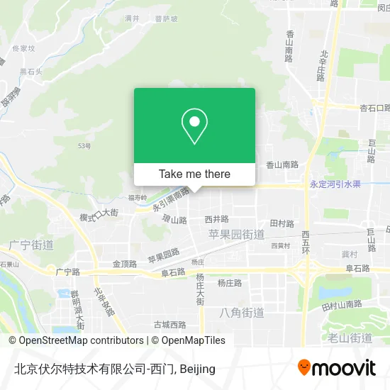 北京伏尔特技术有限公司-西门 map