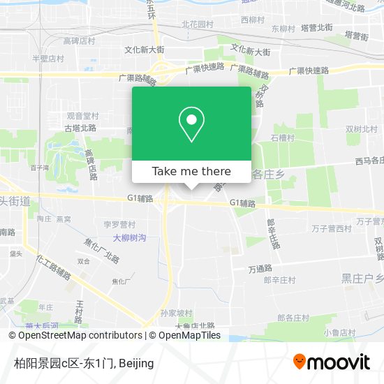 柏阳景园c区-东1门 map