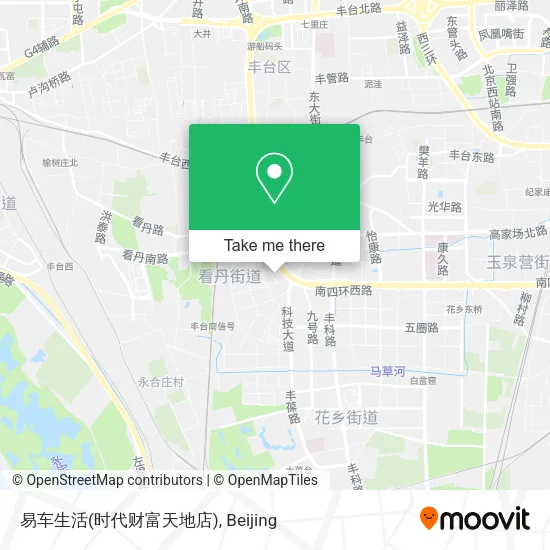 易车生活(时代财富天地店) map