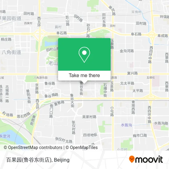 百果园(鲁谷东街店) map