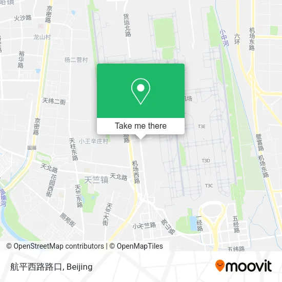 航平西路路口 map