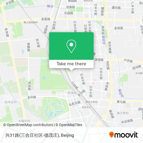 兴31路(三合庄社区-德茂庄) map