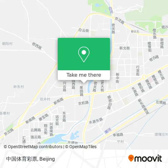 中国体育彩票 map