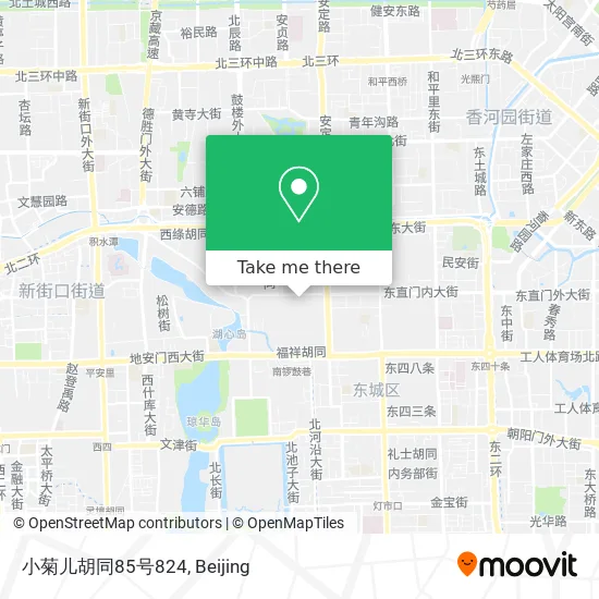 小菊儿胡同85号824 map