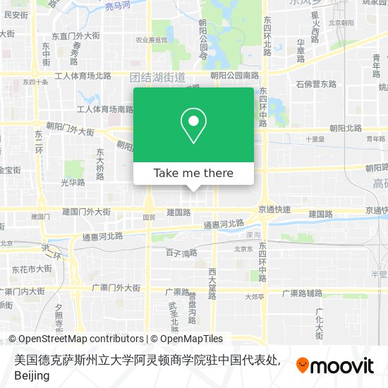 美国德克萨斯州立大学阿灵顿商学院驻中国代表处 map