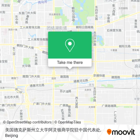 美国德克萨斯州立大学阿灵顿商学院驻中国代表处 map