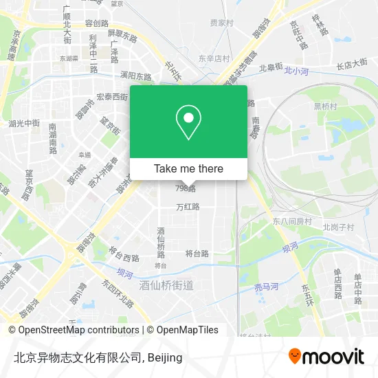 北京异物志文化有限公司 map
