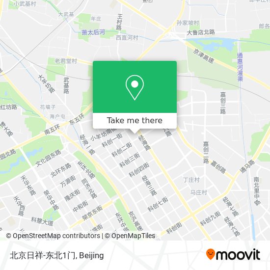 北京日祥-东北1门 map