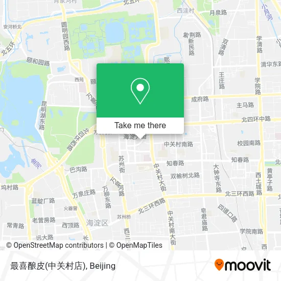 最喜酿皮(中关村店) map
