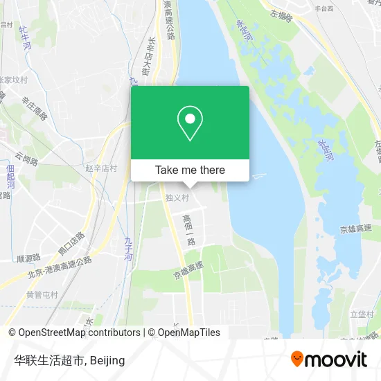 华联生活超市 map