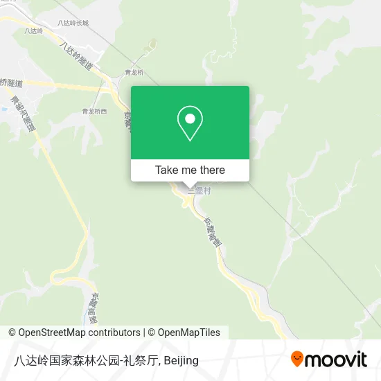 八达岭国家森林公园-礼祭厅 map