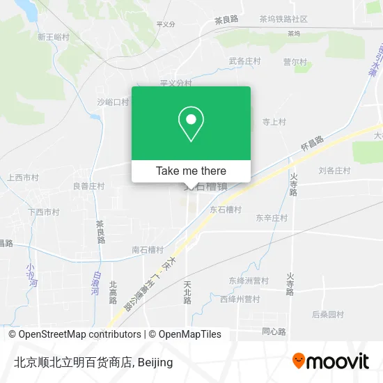 北京顺北立明百货商店 map