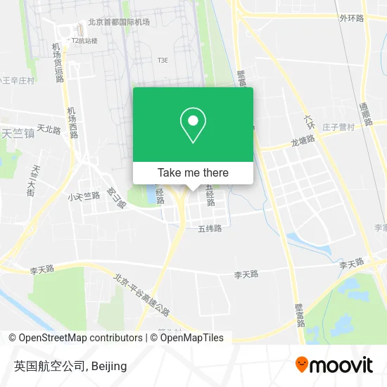 英国航空公司 map