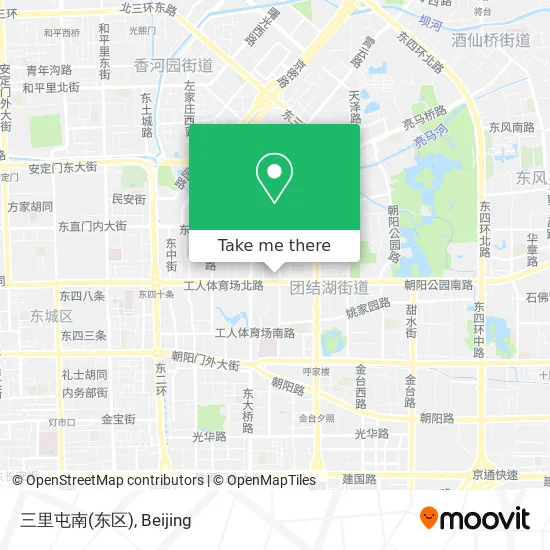 三里屯南(东区) map