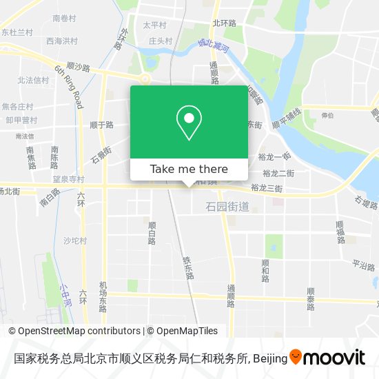国家税务总局北京市顺义区税务局仁和税务所 map