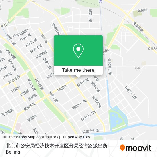 北京市公安局经济技术开发区分局经海路派出所 map