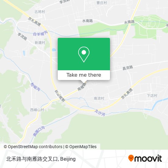 北禾路与南雁路交叉口 map