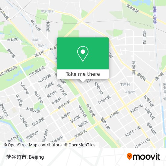 梦谷超市 map