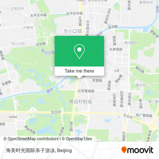 海美时光国际亲子游泳 map