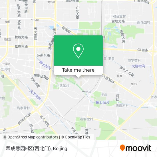 翠成馨园E区(西北门) map