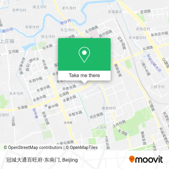 冠城大通百旺府-东南门 map