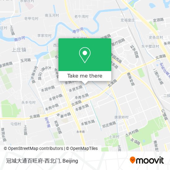 冠城大通百旺府-西北门 map