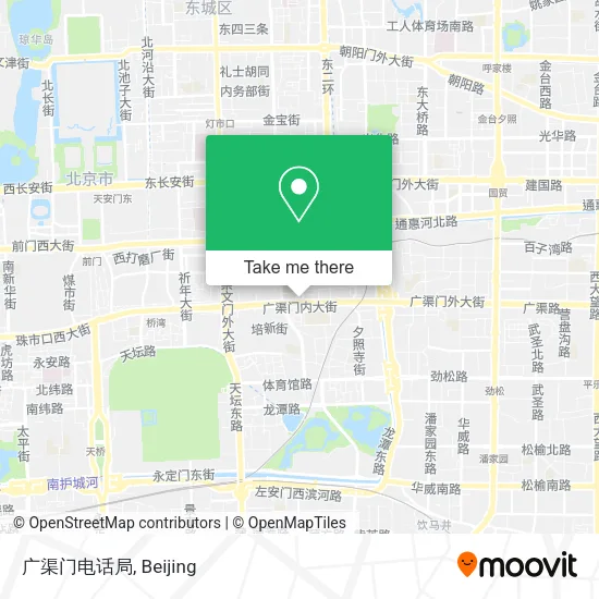 广渠门电话局 map