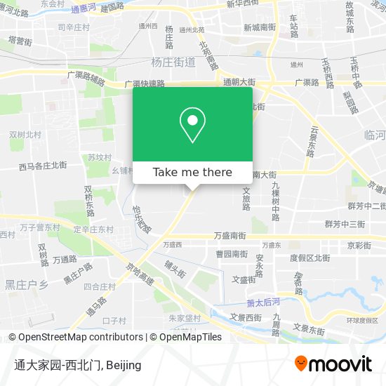 通大家园-西北门 map