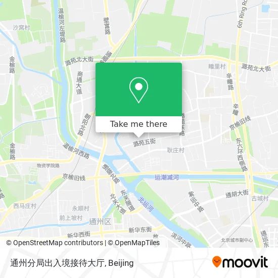 通州分局出入境接待大厅 map