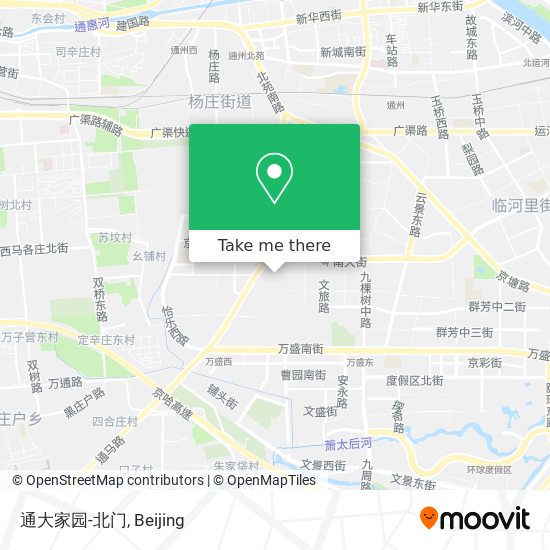 通大家园-北门 map