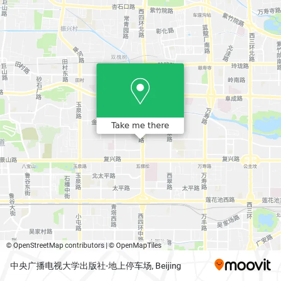 中央广播电视大学出版社-地上停车场 map