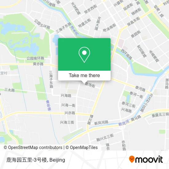 鹿海园五里-3号楼 map